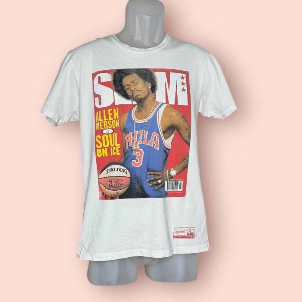 Allen Iverson Slam Cover Tee by Mitchell & Ness